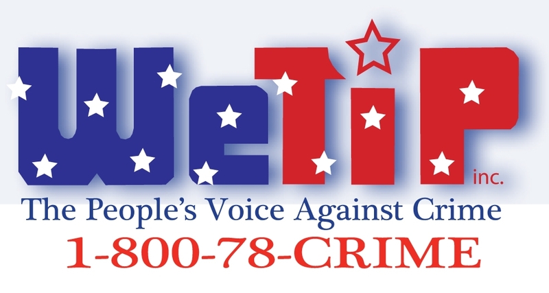 WeTip The Peoples Voice Against Crime 1-800-78-CRIME