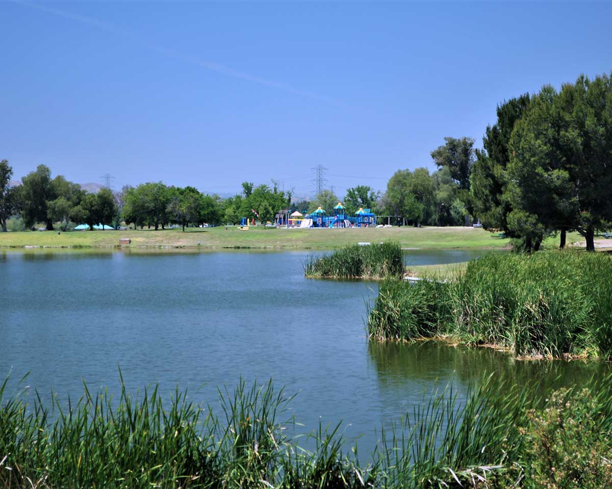 The lake at Prado Park