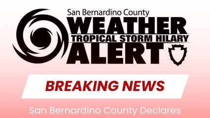 San Bernardino County Tropical Storm Hilary Weather Alert Breaking News