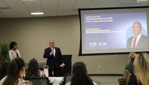 Supervisor Hagman speaks at IE Vibrant Health Forum on Medi-Cal 2026.